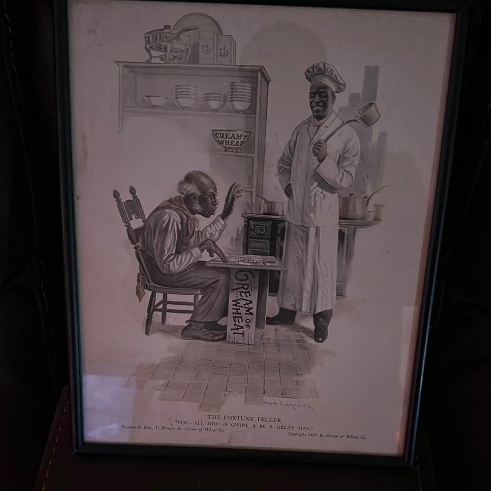 Framed Vintage Cream of Wheat Print